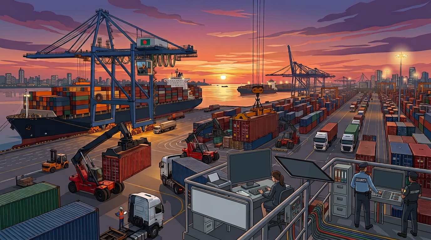 Professional C&F agent supporting customs clearance in Bangladesh